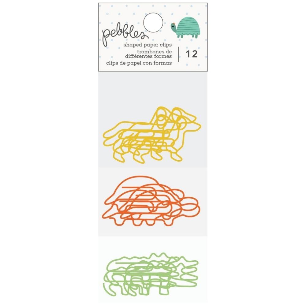 Kid At Heart Paper Clips / Clips Metálicos Animales Adornos / Embellishments Pebbles