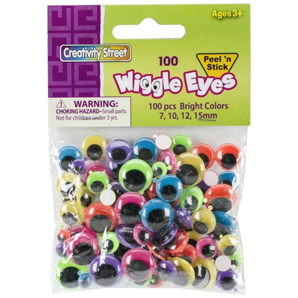 Wiggle Eyes Pack Brights / Paquete Ojitos Móviles de Colores Adornos / Embellishments Creativity Street