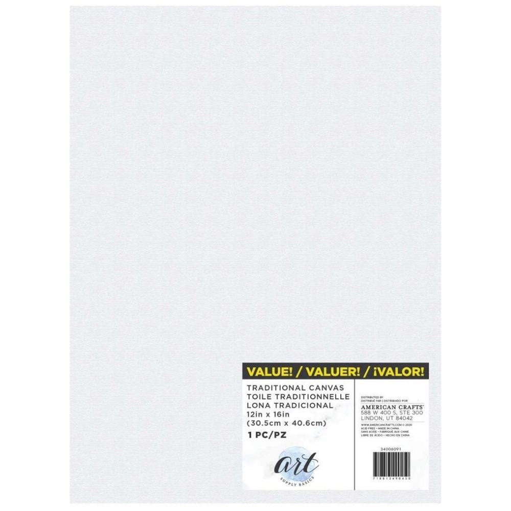 Canvas Panel 12 x 16&quot; / Lienzo para Pintar Lienzos Art Supply Basics