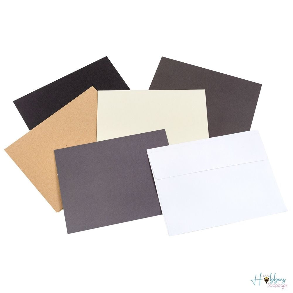 Neutral Box of Cards / Tarjetas y Sobres Colores Neutros Papel Ms Sparkle &amp; Co