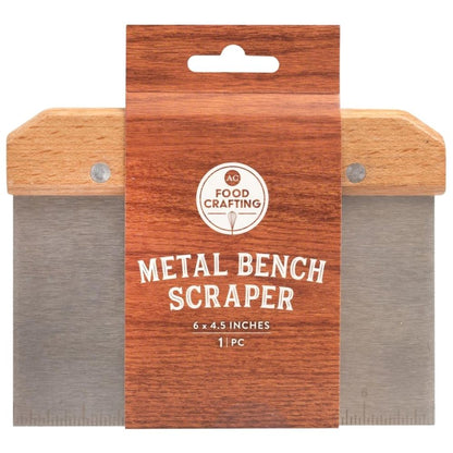 Metal Bench Scraper / Cortador y Raspador para Masa  AC Food Crafting