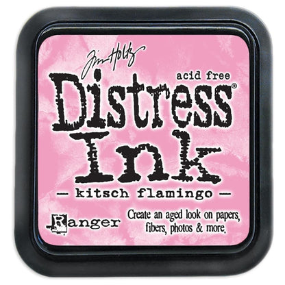 Tim Holtz Distress Ink Kitsch Flamingo / Tinta para Sellos Rosa Tintas Ranger