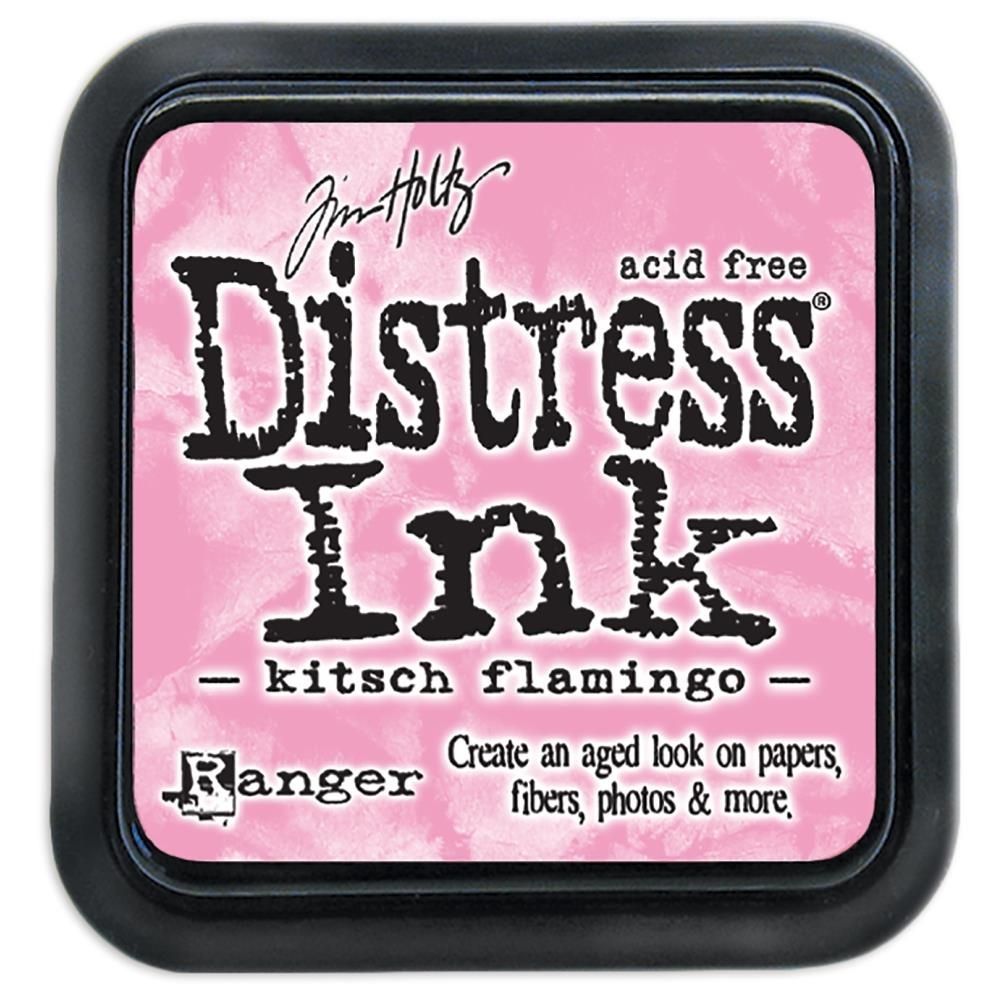 Tim Holtz Distress Ink Kitsch Flamingo / Tinta para Sellos Rosa