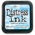 Tim Holtz Distress Ink Tumbled Glass / Tinta para Sellos Vidrio Azulado Tintas Ranger