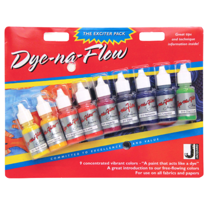 Dye-Na-Flow Exciter Pack  / Set de Pinturas Acrílicas Líquidas Acrìlicos Jacquard