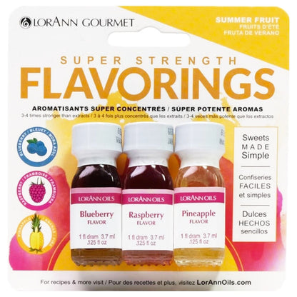 Summer Fruits Flavorings / Saborizanes Concentrados de Frutas Repostería Lorann Gourmet