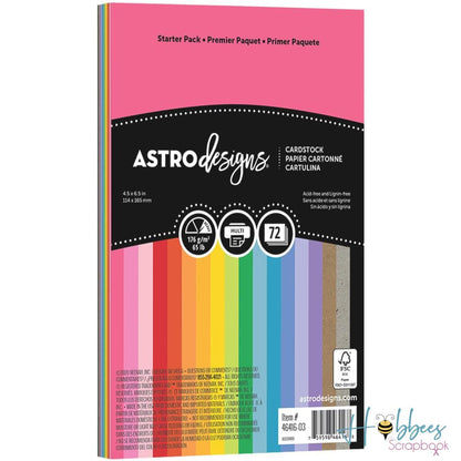 Neenah Astrodesigns Cardstock Pack / Paquete de Cartulinas de Colores Papel Neenah Paper