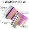 Smart Iron On Vinyl Traslucent Blue / Vinil Termoadhesivo Rojo Azúl Traslúcido