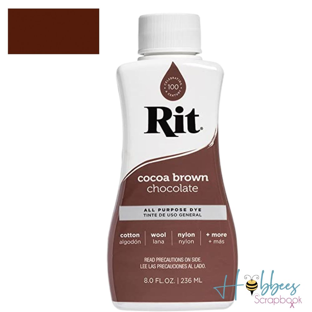 Rit Dye Liquid Cocoa Brown / Líquido para Teñir Café Oscuro