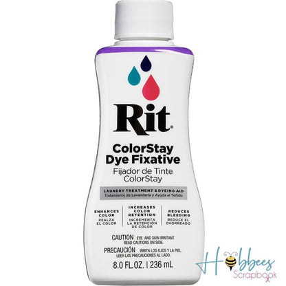 Rit Dye Liquid Dye Fixative / Fijador de Tinte para Ropa Pintura para Tela Rit