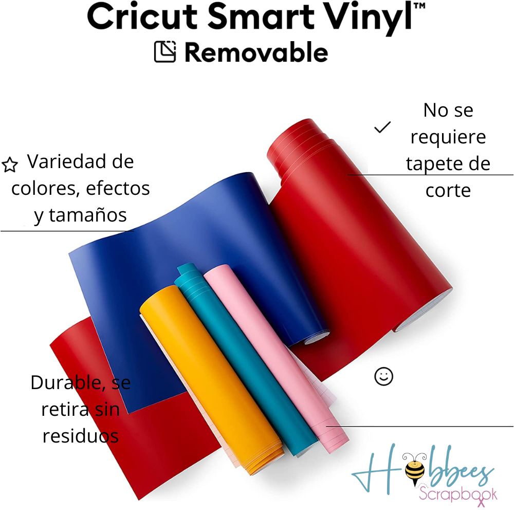 Smart Vinyl Removable Red Matte / Vinil Removible Rojo Mate Viniles Cricut