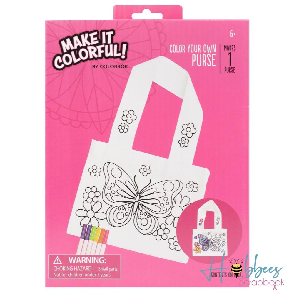 Color Your Own Purse / Colorea tu Propia Bolsa Marcadores &amp; Plumones Colorbok