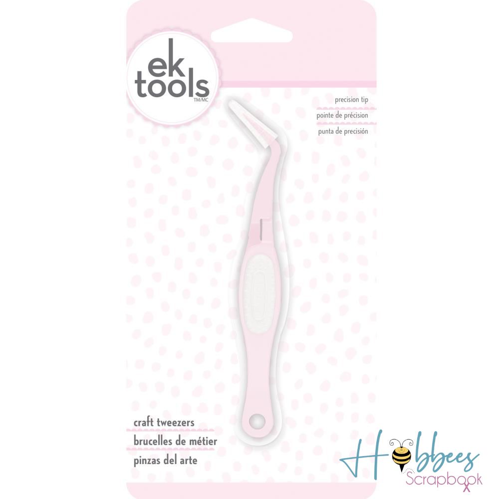 Craft Tweezers Pink / Pinzas Sujetadoras Rosa Herramientas Ek Success