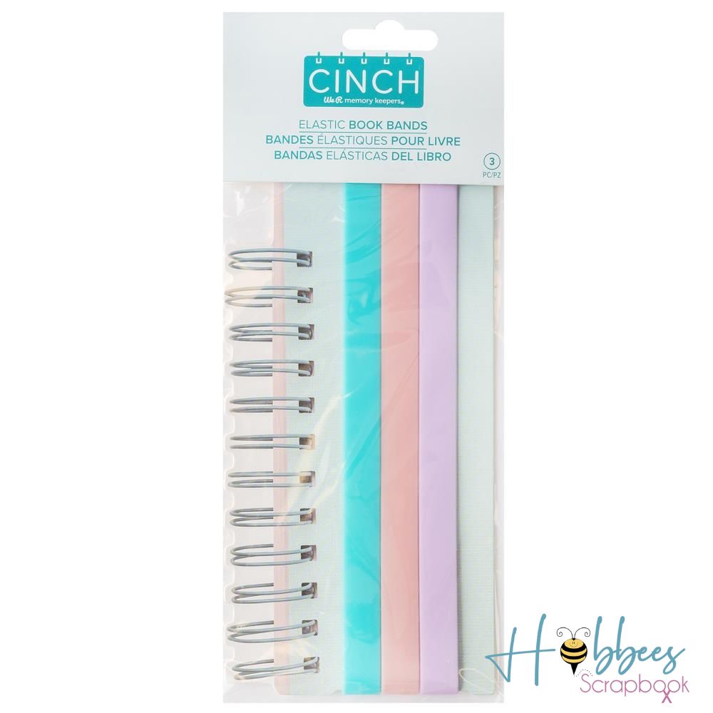 Cinch Elastic Book Bands / Bandas Elásticas Para Libretas Encuadernacion We R Memory Keepers