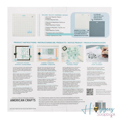 All-In-One Magnetic Platform / Plataforma Magnética Todo en Uno Tapetes, Mats We R Memory Keepers