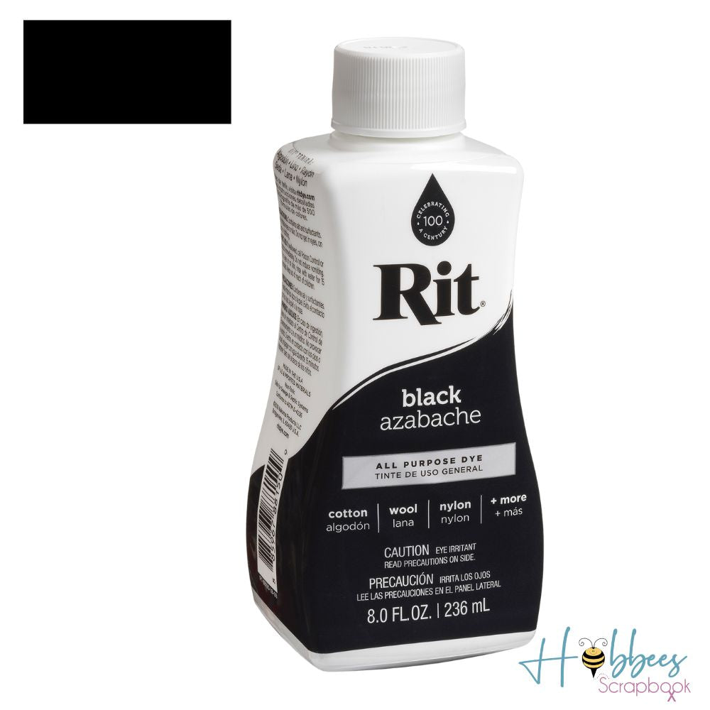 Rit Dye Liquid Black / Líquido para Teñir Negro