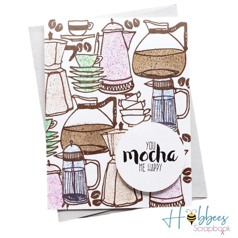 Mocha Crisp Dye Ink Oval Set / Tinta para Sellos Café Claro Tintas Altenew