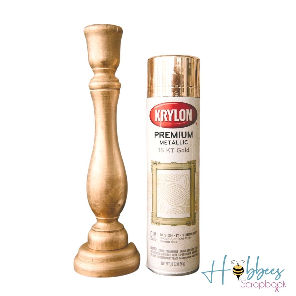 Premium Metallic Spray Paint / Pintura Metalizada Color Oro 18 K Pintura y Medios Mixtos PMP