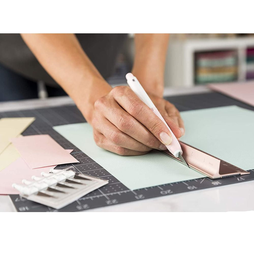 True Control Knife Kit Rose / Kit Exacto Cutter  y Cuchillas Rosa Tijeras / Cutters Cricut