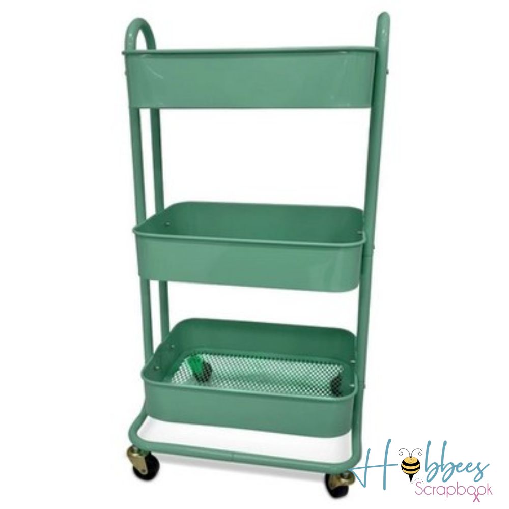 A La Cart Storage Cart Juniper / Carrito Organizador Enebro Almacenamiento y Organización We R Memory Keepers