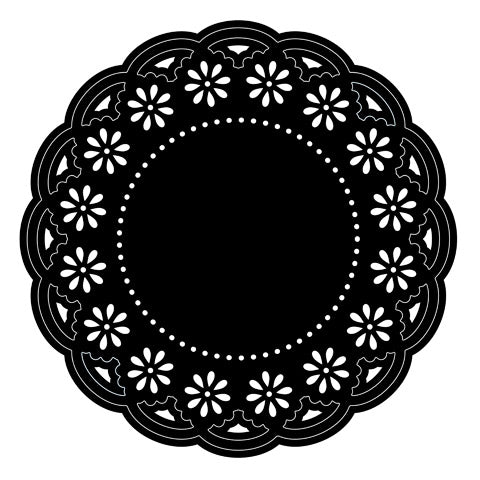 Doily Embossing Folder / Suaje y Realce Blonda Dados de Corte / Suajes / Troqueles Darice