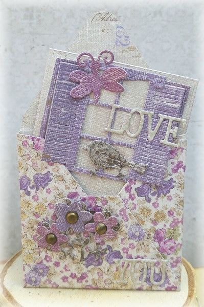 To &amp; From Gift Envelope / Suaje de Corte de Tarjeta de Sobre y Tarjeta Descontinuado Cheery Lynn Designs