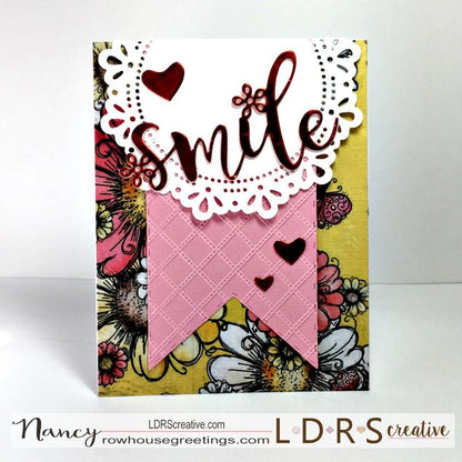 Picnic Quilt Embossing Folders / Folder de Embossing Pic-nic Descontinuado LDRS Creative