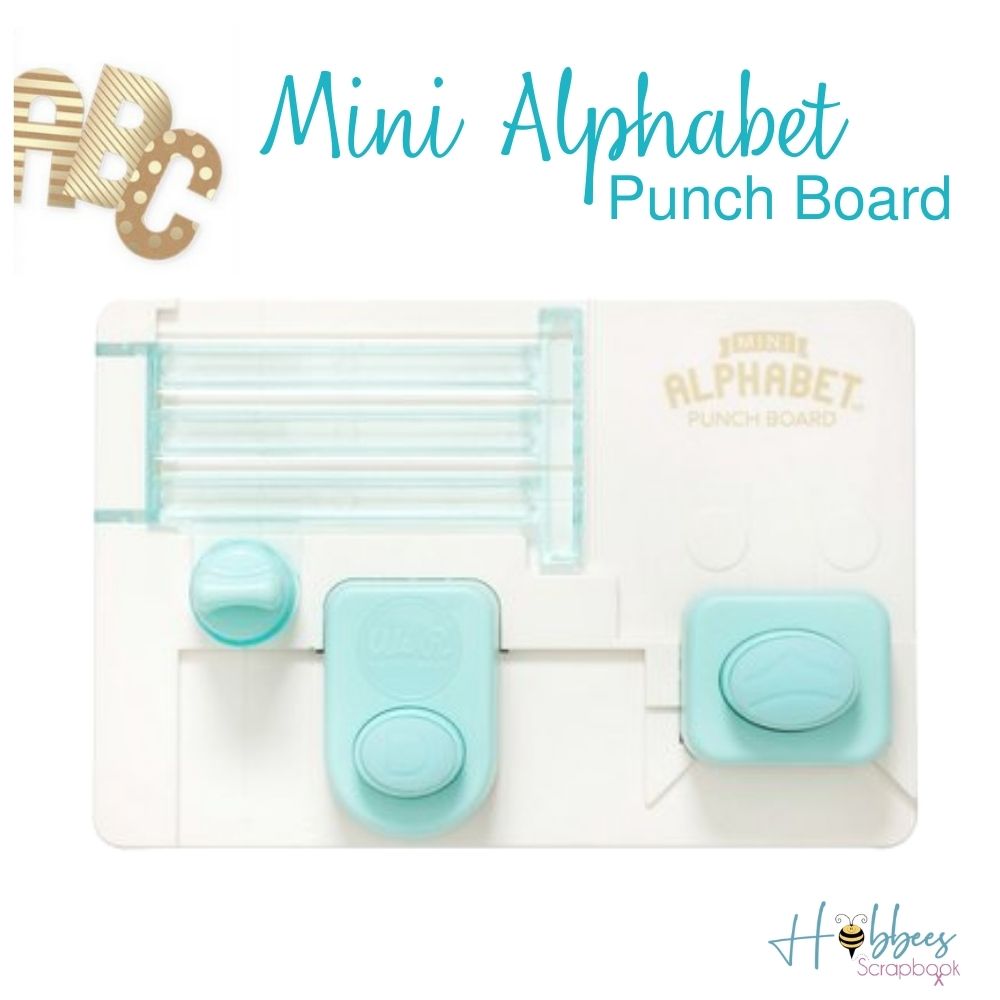 Mini Alphabet Punch Board / Tabla para Crear Letras Pequeñas Herramientas We R Memory Keepers