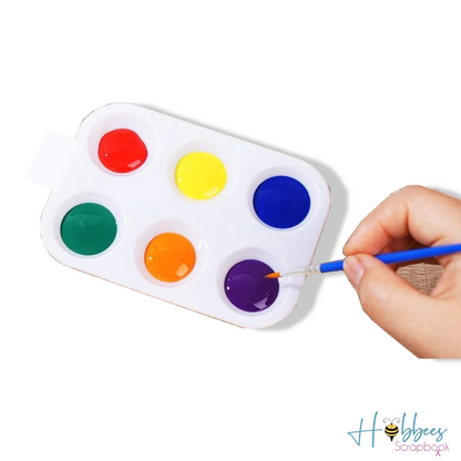 White Plastic Palette / Paleta Blanca Para Pintura Herramientas Cousin