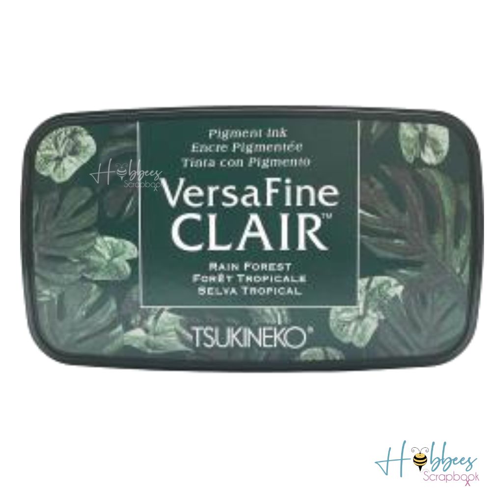 VersaFine Clair Ink Pad Rain Forest / Tinta Color Bosque Tintas TSUKINEKO