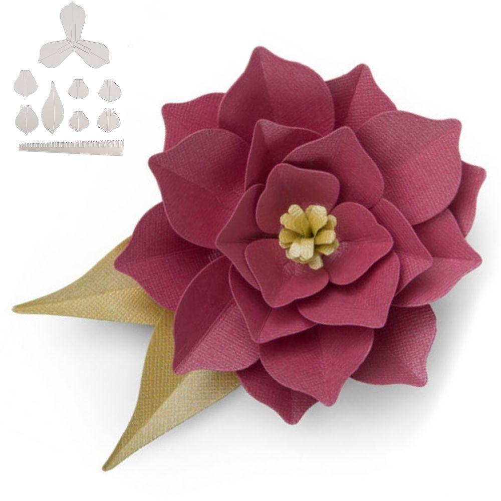 David Tutera Large 3D Flower / Suaje de Flor 3D Dados de Corte / Suajes / Troqueles Sizzix