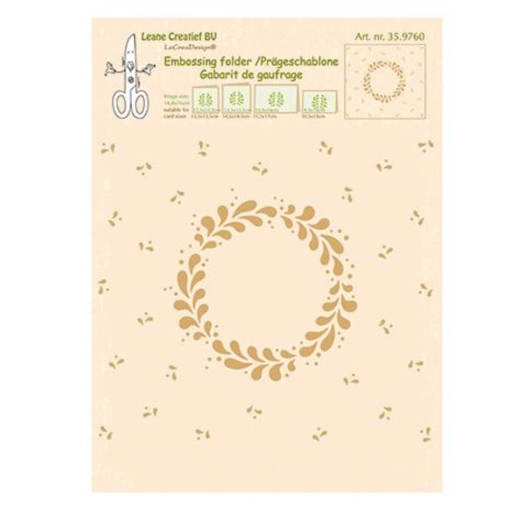 Frame Embossing Folder / Folder de Grabado de Marco Folders de Grabado Leane Creatief