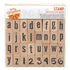 Wooden Alphabet & Numbers Stamps / Set de Sellos de Letras y Números Sellos American Crafts