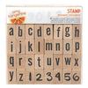 Wooden Alphabet &amp; Numbers Stamps / Set de Sellos de Letras y Números