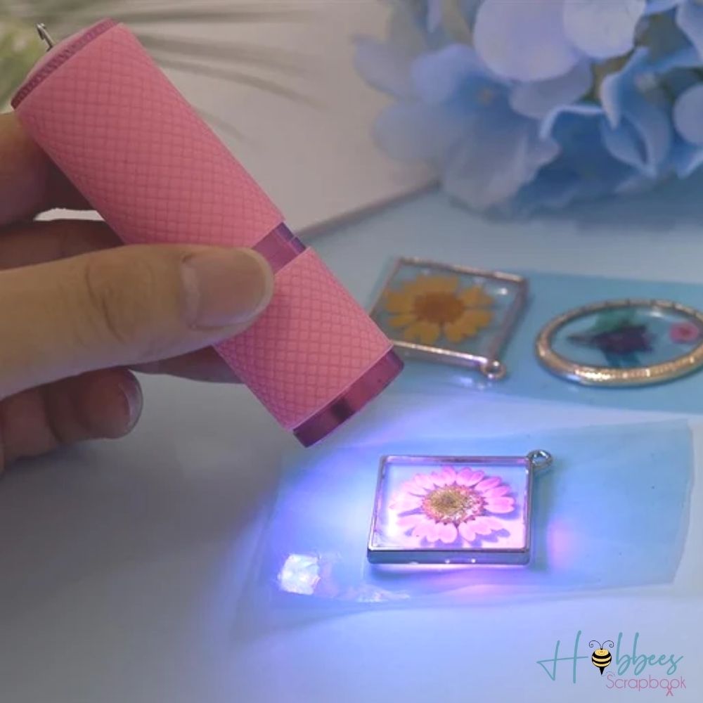 UV Light / Lámpara de Luz UV para Resina Resina Epóxica y Accesorios Hobbees