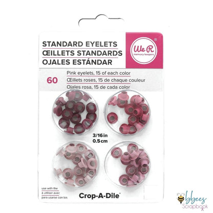 Standard Eyelets Pink / Ojillos Estándar Rosas Adornos / Embellishments We R Memory Keepers