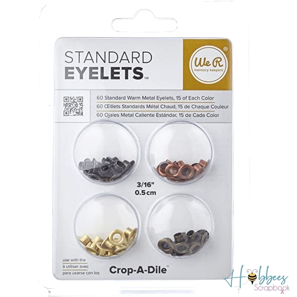 Standard Eyelets Warm Metal / Ojillos Metálicos Adornos / Embellishments We R Memory Keepers