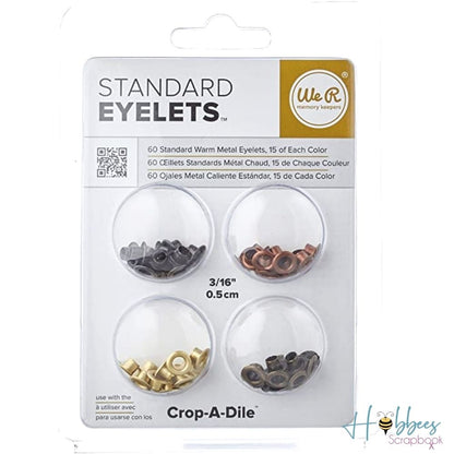 Standard Eyelets Warm Metal / Ojillos Metálicos Adornos / Embellishments We R Memory Keepers