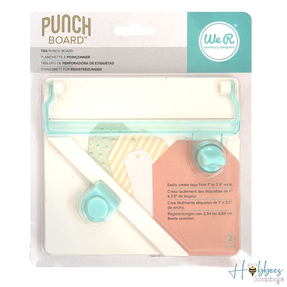 Tag Punch Board Tool / Tabla para Hacer Etiquetas Herramientas We R Memory Keepers