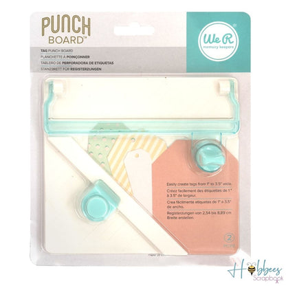 Tag Punch Board Tool / Tabla para Hacer Etiquetas Herramientas We R Memory Keepers