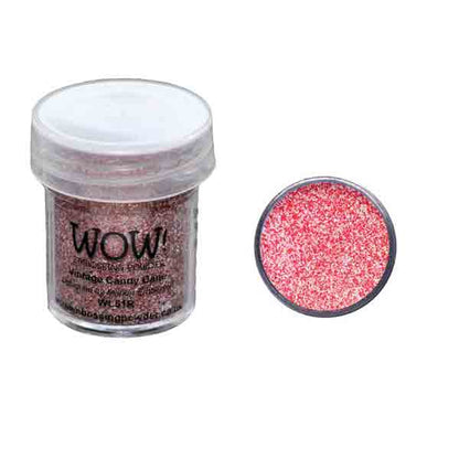 Vintage Candy Cane Embossing Powder / Polvo de Embossing Dulce Antigüo Descontinuado Wow!