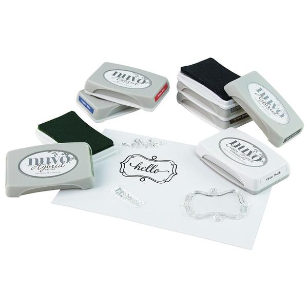 Ink Pad Poppy Red / Cojin de Tinta para Sellos Color Roja Tintas Nuvo