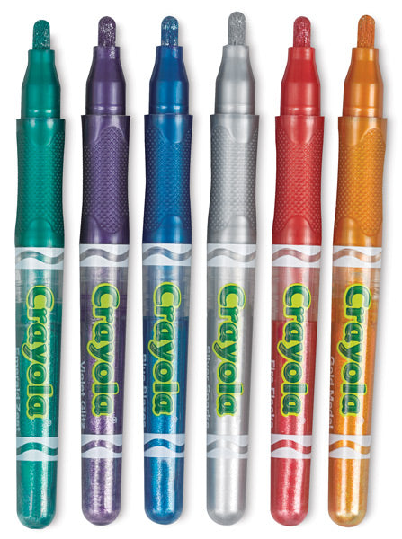 Crayola - Glitter Markers/ Marcadores con Brillitos Marcadores &amp; Plumones Crayola