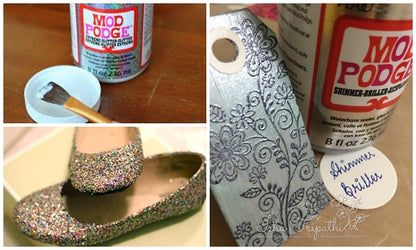 Mod Podge Glitter Extreme Glitter / Pegamento Sellador con Base de agua Adhesivos / Pegamentos Plaid