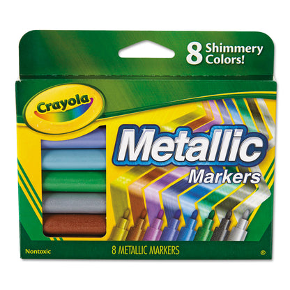 Crayola Metallic Markers / Marcadores en Tonos Metalicos Marcadores &amp; Plumones Crayola