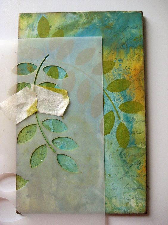 Tim Holtz -Distress Stain Twisted Citron / Tinta Verde (Limón) Pintura y Medios Mixtos Ranger