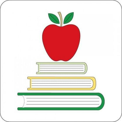 Apple &amp; Books Die / Suaje de Manzana &amp; Libros Descontinuado Cuttlebug