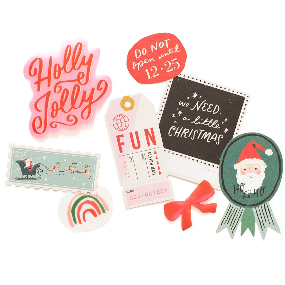 Hey Santa Die-Cuts / Recortes Navideños Descontinuado Crate Paper