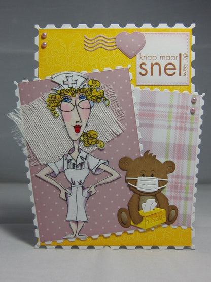 Bear Patient Die / Suaje de Oso Paciente Descontinuado Cottage Cutz