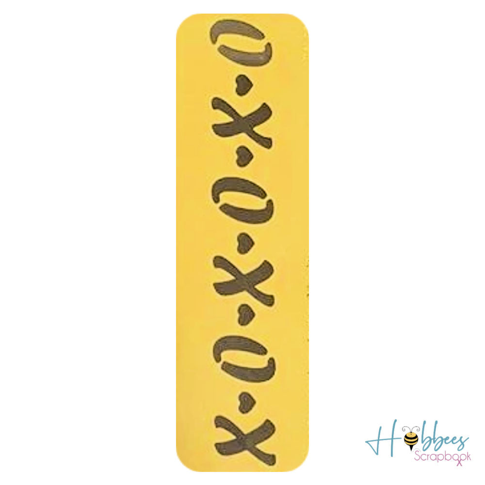 XOXO Stencil / Estencil XOXO Esténciles / Plantillas Heritage HandCrafts